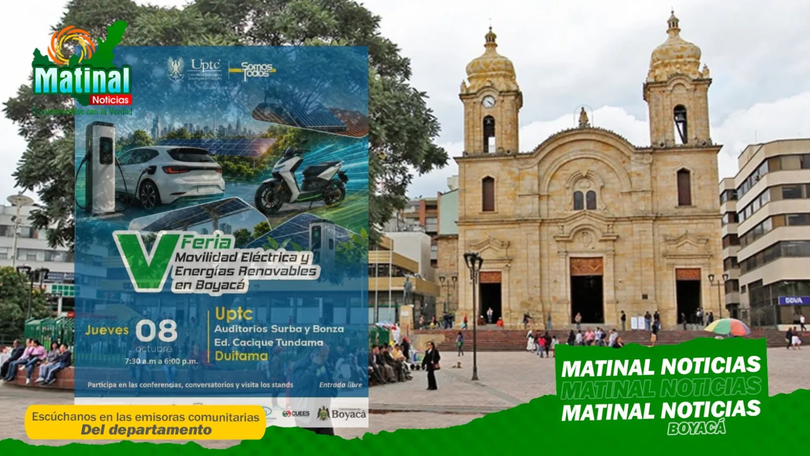 Boyacá aborda la transición energética en la V Feria de Movilidad Eléctrica y Energías Renovables
