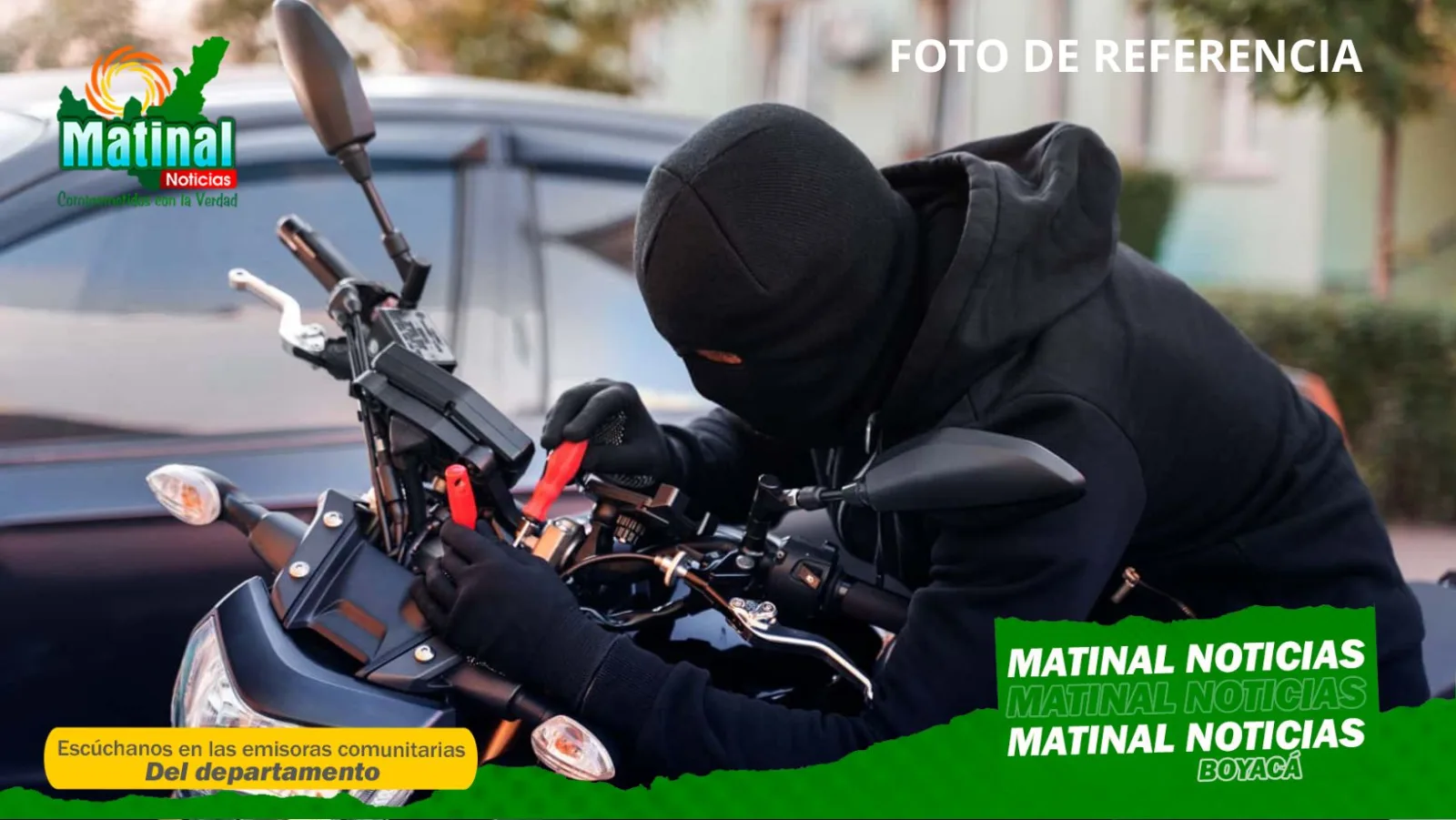 23 motocicletas han sido hurtadas en Duitama en lo corrido de 2026; 21 casos corresponden a la modalidad de jaloneo