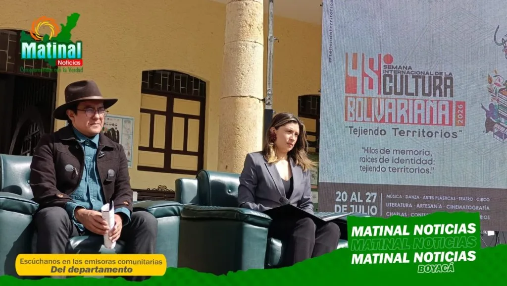 Duitama se viste de gala para la 45ª Semana Internacional de la Cultura Bolivariana: un encuentro familiar que "teje territorios"