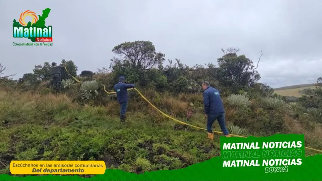 CAR suspende actividades agrícolas en zona de páramo de Ráquira por afectación ambiental