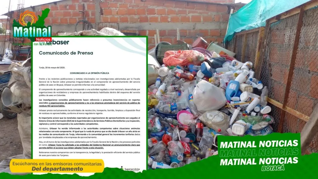 Veeduría ciudadana de servicios públicos mantiene la lupa puesta sobre los hechos ilegales que rodean los servicios de reciclajes en Tunja