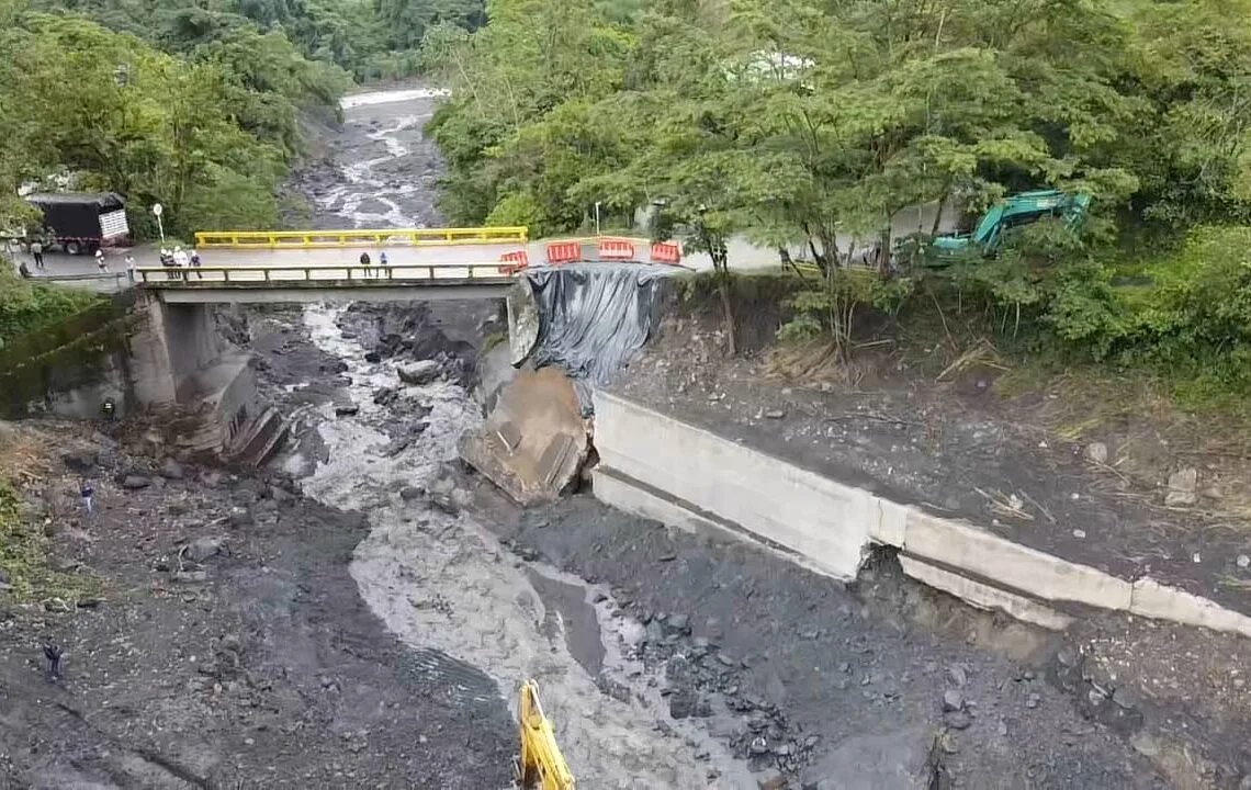 Afectación de puente obliga al cierre de la vía Transversal de Cusiana
