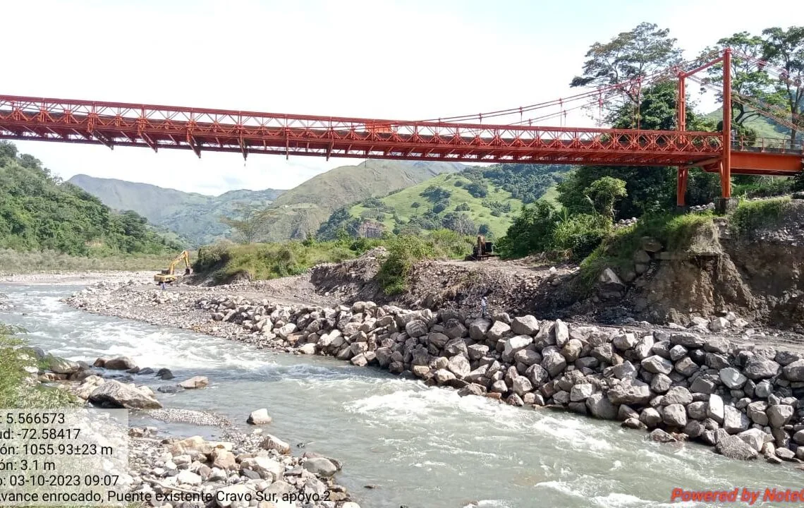 Por alto riesgo se restringe el paso de vehículos de carga por la vía Labranzagrande - Yopal