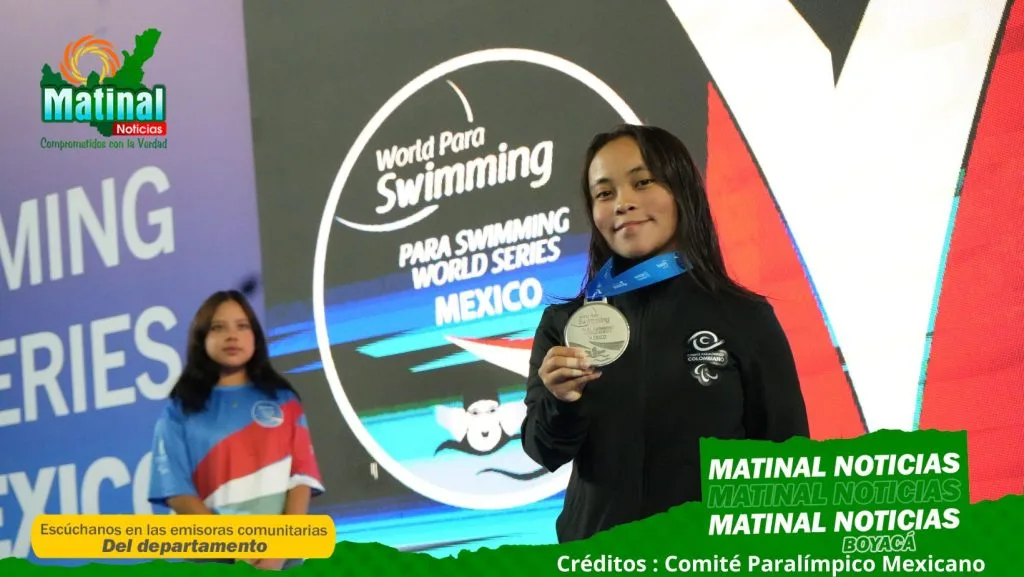 Boyacense brilló en la serie Mundial de Paranatación en México