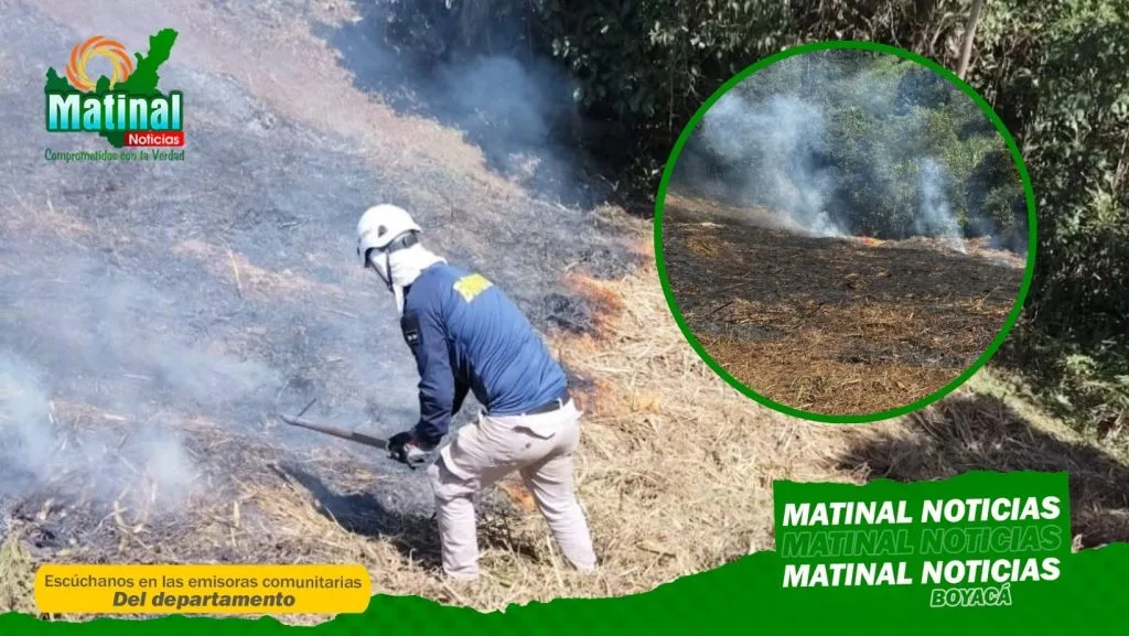 Preocupación en Moniquirá por aumento de incendios forestales durante temporada seca