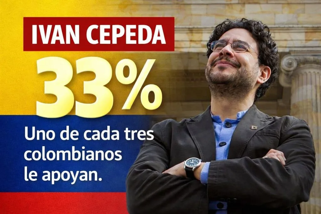 Iván Cepeda lidera la intención de voto para las presidenciales de 2026, según encuesta de Guarumo