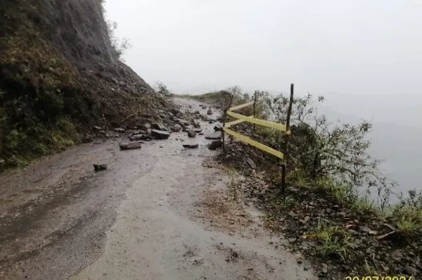 Difíciles condiciones climáticas agudizan la problemática vial del norte de Boyacá