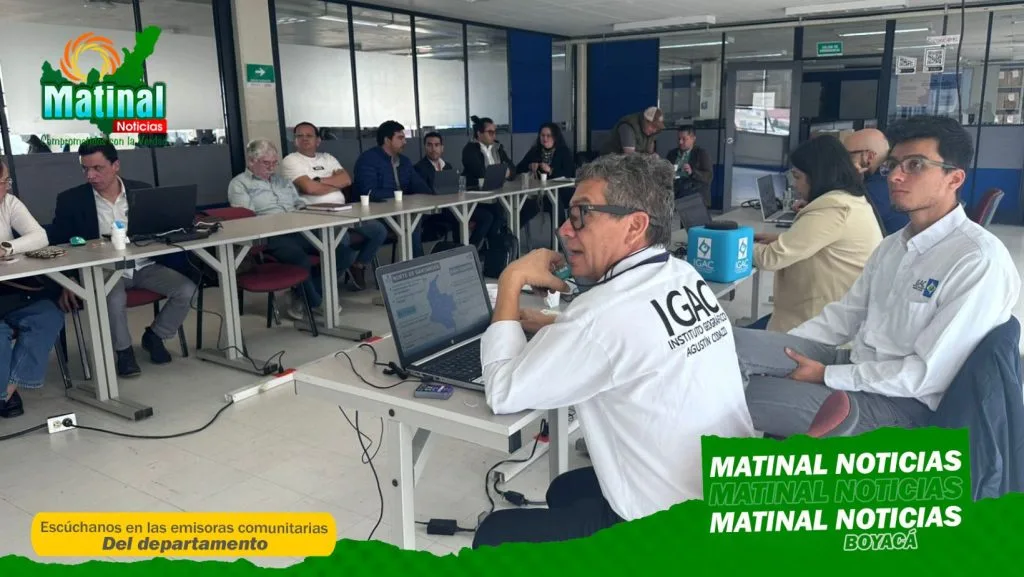 Boyacá avanza en el proceso de deslinde territorial con Santander durante sesión técnica en el IGAC