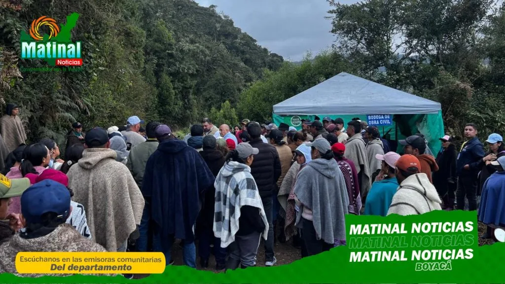 Comunidades rurales de Ventaquemada exigen soluciones inmediatas tras cierre total de vía