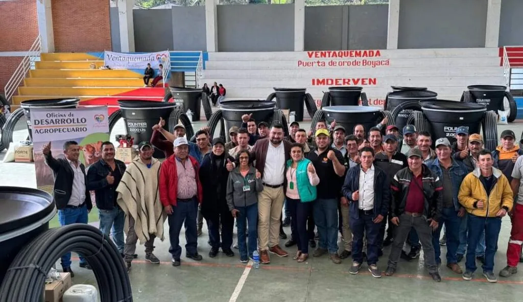 Pequeños productores de papa de Ventaquemada reciben completos kits para fortalecer su actividad agrícola