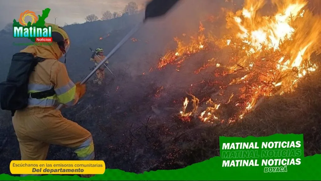 Emergencia ambiental en Boyacá: Incendios forestales azotan varias provincias del departamento
