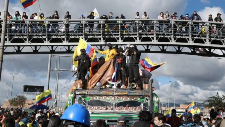 17 capturados y 27 heridos en una nueva jornada de protestas en marco del Paro Nacional
