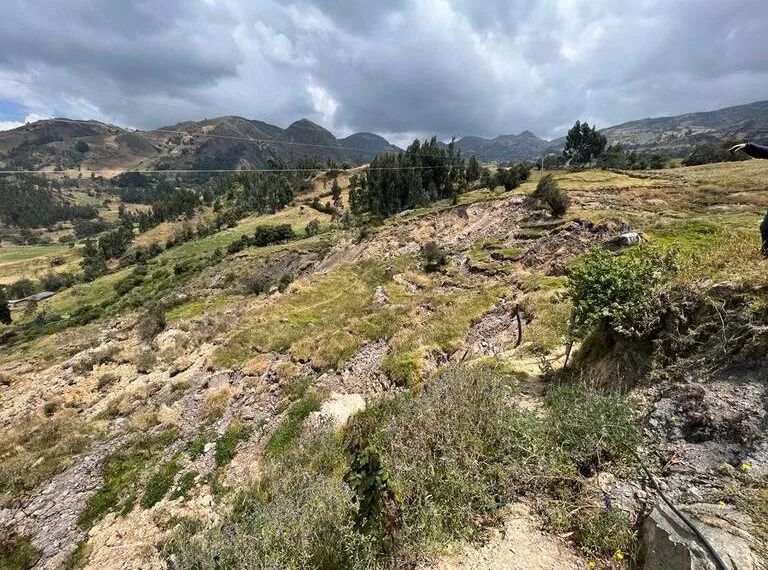 Alerta en Gámeza Boyacá, movimientos en masa tiene en riesgo a medio municipio