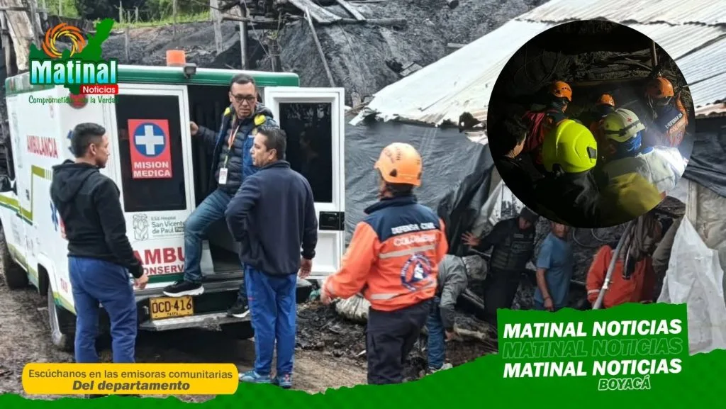Emergencia minera en Paipa deja un muerto y un herido en vereda Jazminal