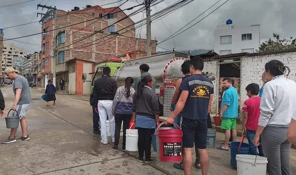 Más de 1.000 personas de varios barrios de Duitama completan ocho días sin agua