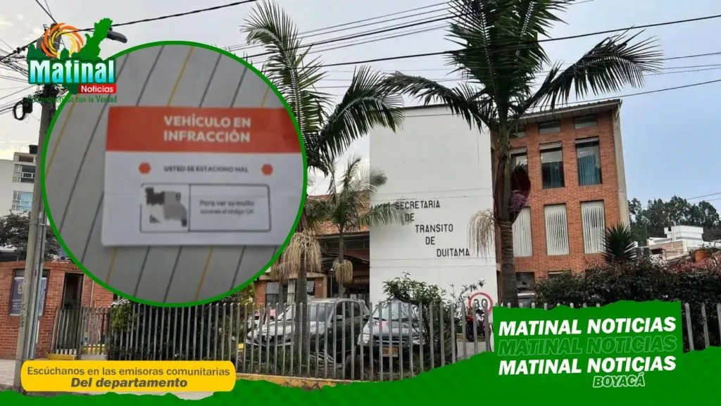 ¡Pilas en Duitama! Alertan por papeles falsos en vehículos con códigos QR que podrían ser usados para estafas