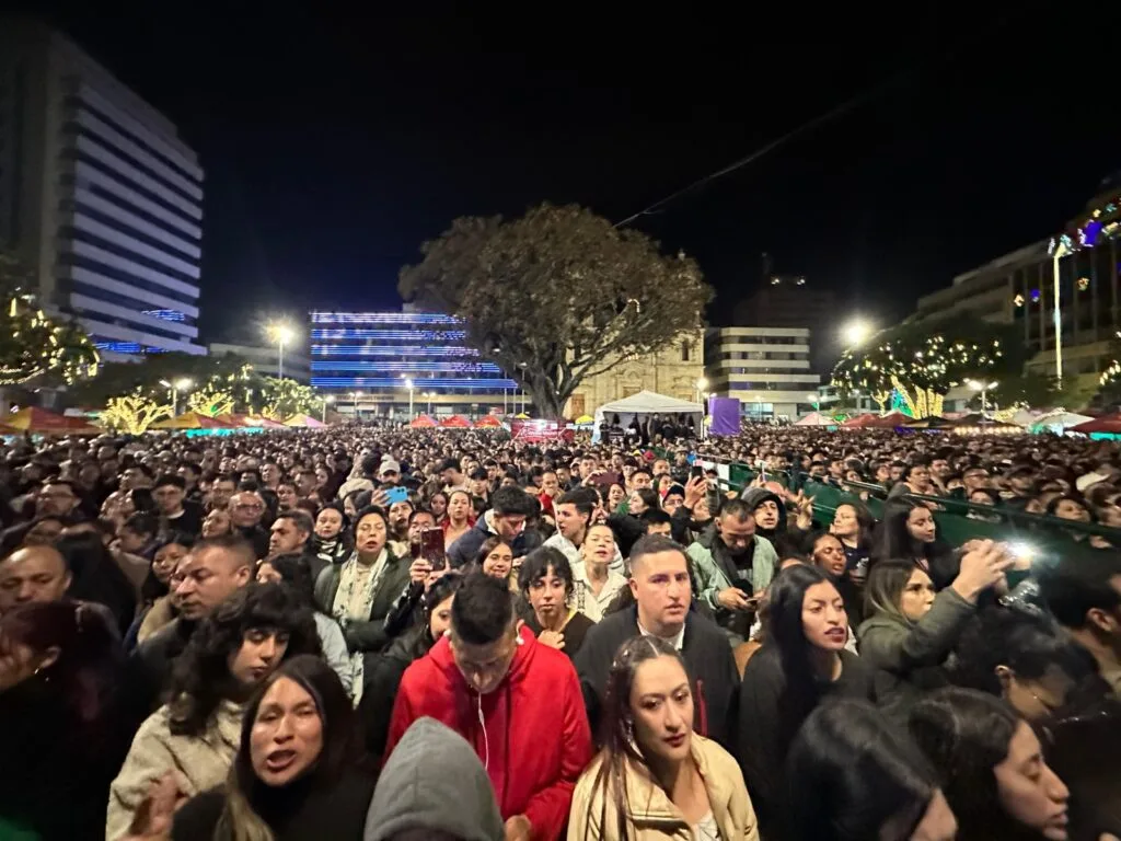 Más de 388.430 personas visitaron la Plaza de Los Libertadores de Duitama en diciembre de 2024