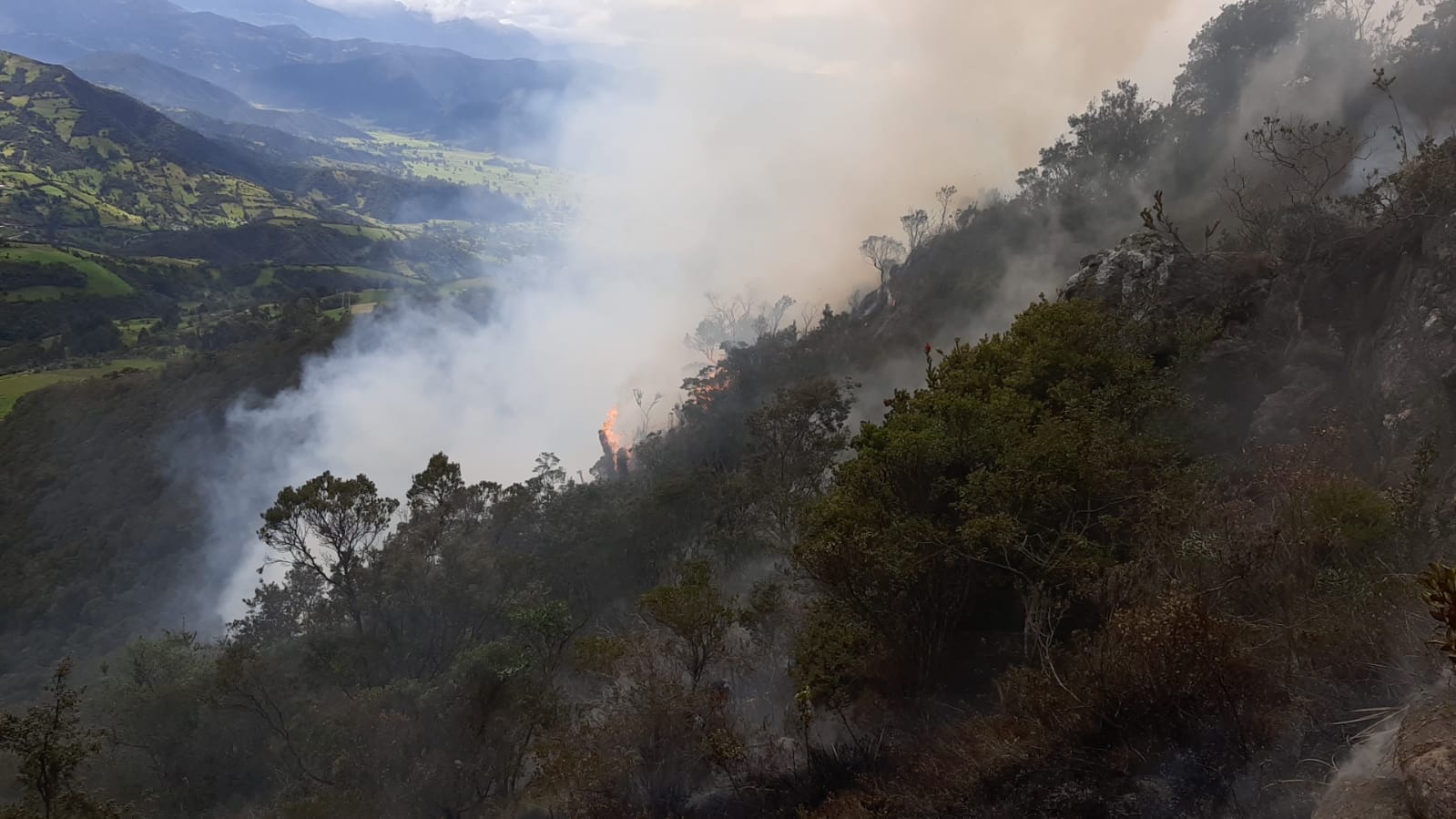  16 municipios de Boyacá en Alerta Roja por ocurrencia de incendios forestales