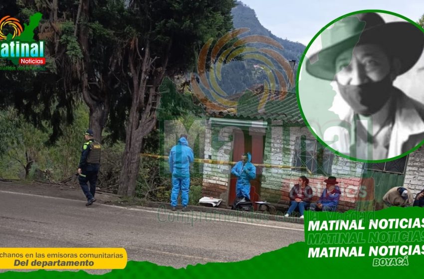  Asesinan a hombre en Socha, Boyacá en presunto intento de hurto