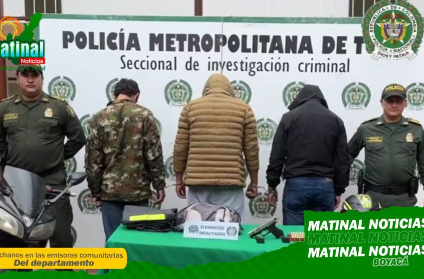  Desarticulado el grupo delincuencial “Los Isleros” en Boyacá