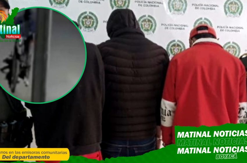 Cae la banda “Los Pachos”: Robaban motos e involucraban menores en delitos en Boyacá