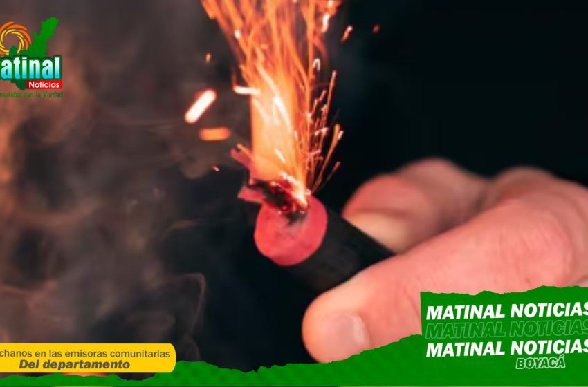  Moniquirá refuerza prohibición del uso de pólvora durante la temporada decembrina