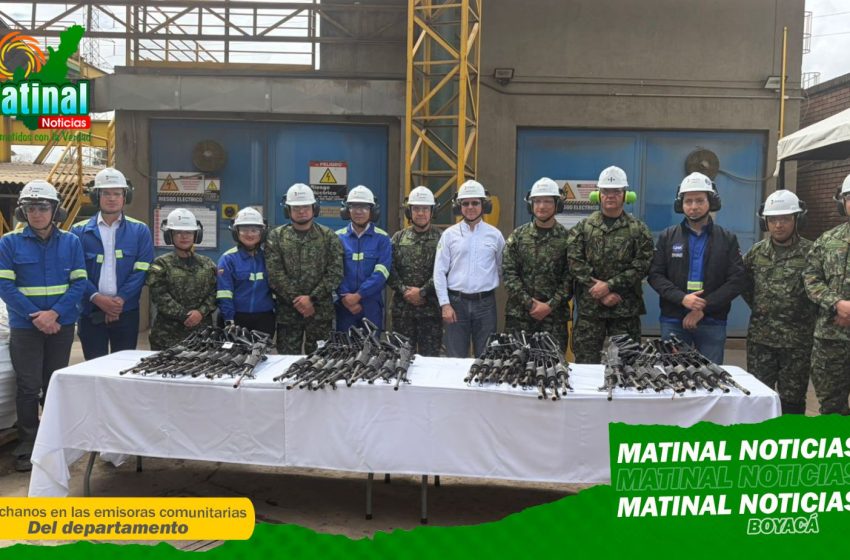  Armas entregadas por el Ejército Nacional serán transformadas en acero sostenible para el desarrollo del país