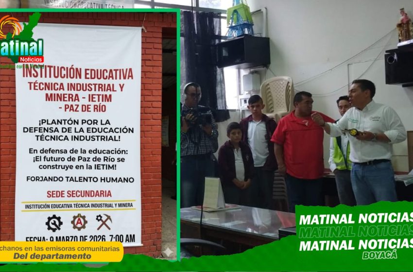  Colegio en el que estudió el Gobernador de Boyacá se quedaría sin especialidades técnicas