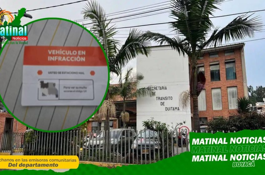  ¡Pilas en Duitama! Alertan por papeles falsos en vehículos con códigos QR que podrían ser usados para estafas