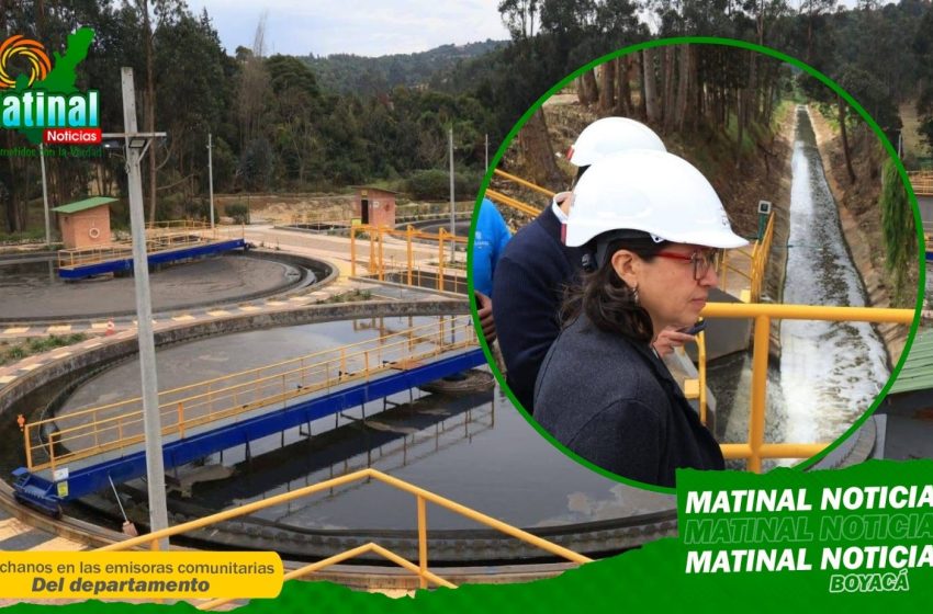  Tunja reimpulsa obras de la PTAR tras visita de la viceministra de Agua y Saneamiento