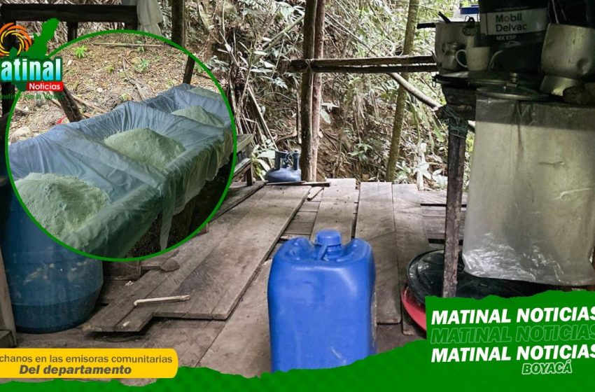  Contundente golpe al narcotráfico en Boyacá