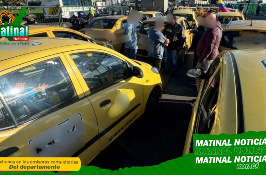  Crece la tensión entre taxistas y plataformas en Tunja: anuncian posible paro