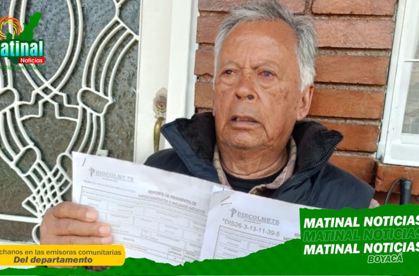  DENUNCIA CIUDADANA: El drama de Don José Guío; 83 años, ciego por la diabetes y obligado a gastar millones ante el abandono de la Nueva EPS en Boyacá