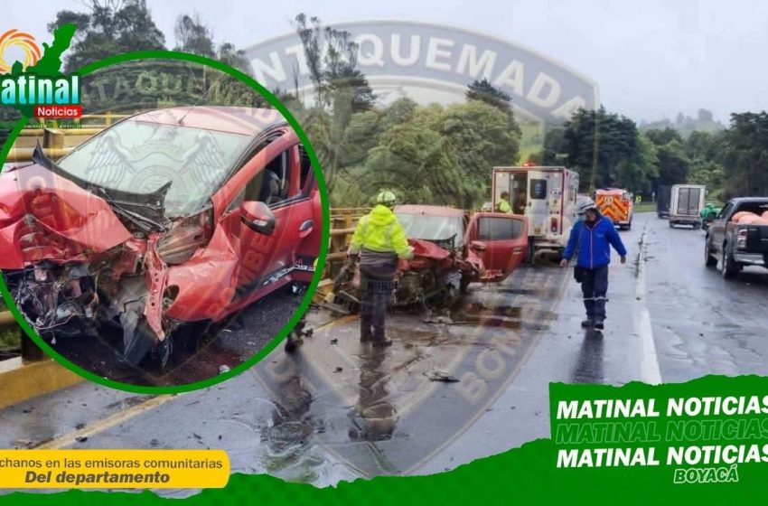  Tres accidentes en menos de tres horas en Boyacá encienden las alarmas por la seguridad vial