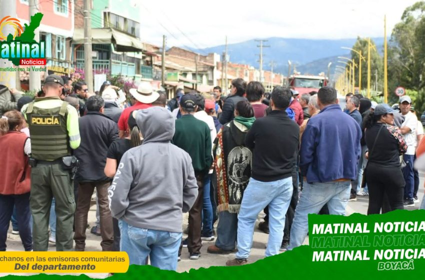  Comunidad de Puntalarga en Nobsa espera cumplimiento de compromisos de Invías para el retiro de reductores de velocidad