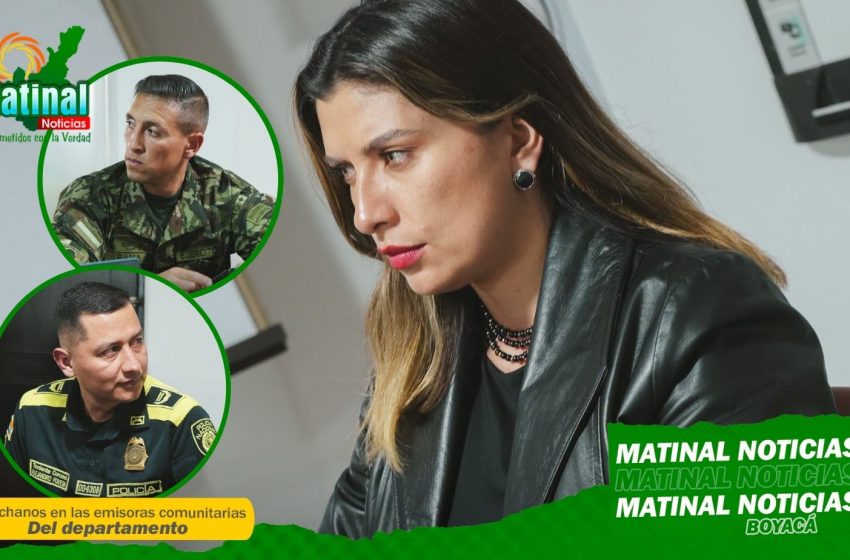  En Duitama se busca reforzar la seguridad tras Consejo Extraordinario con autoridades